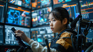 girl-playing-aviator-simulator-game